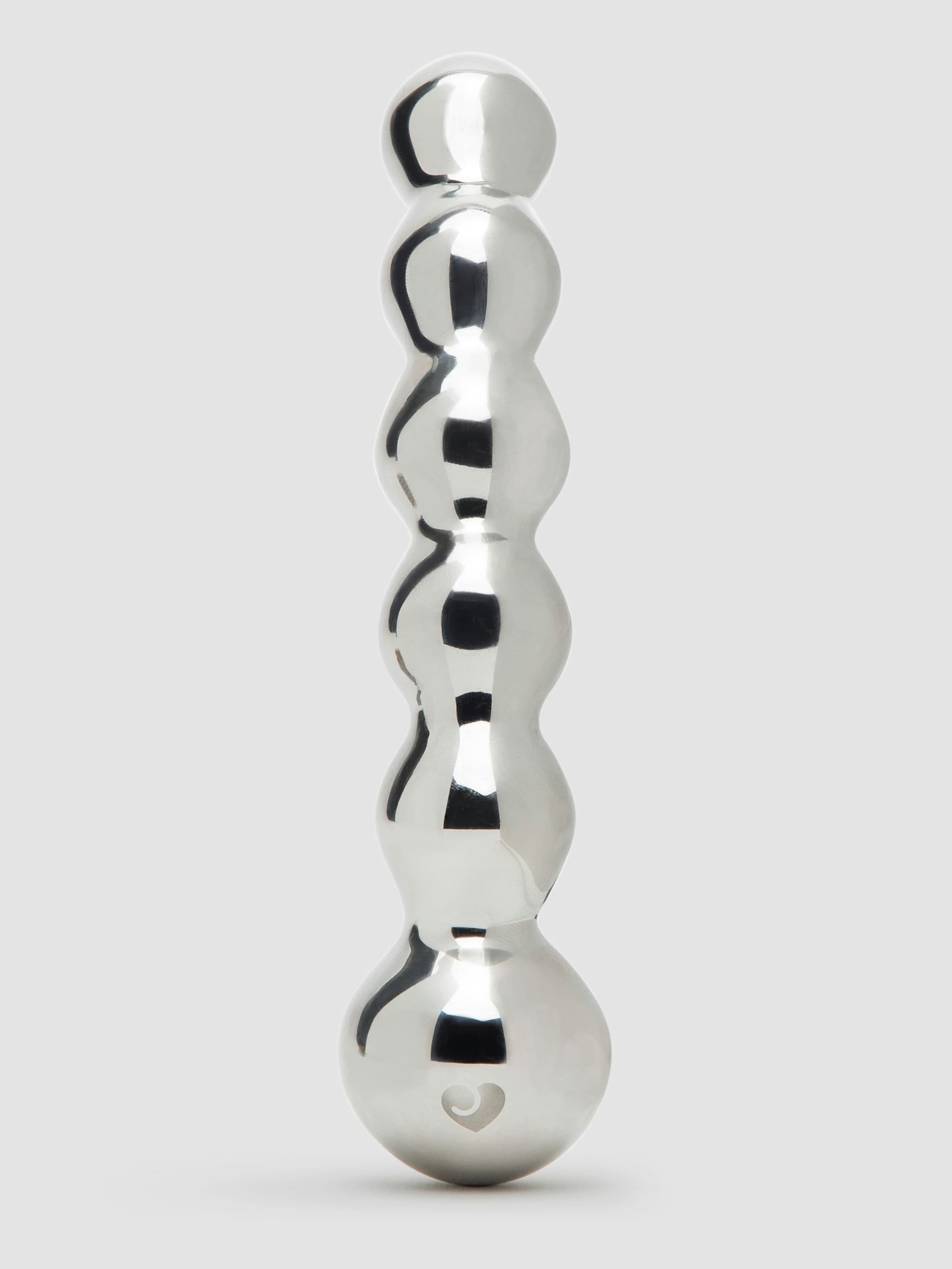 Desire Luxury Beaded Stainless Steel Dildo