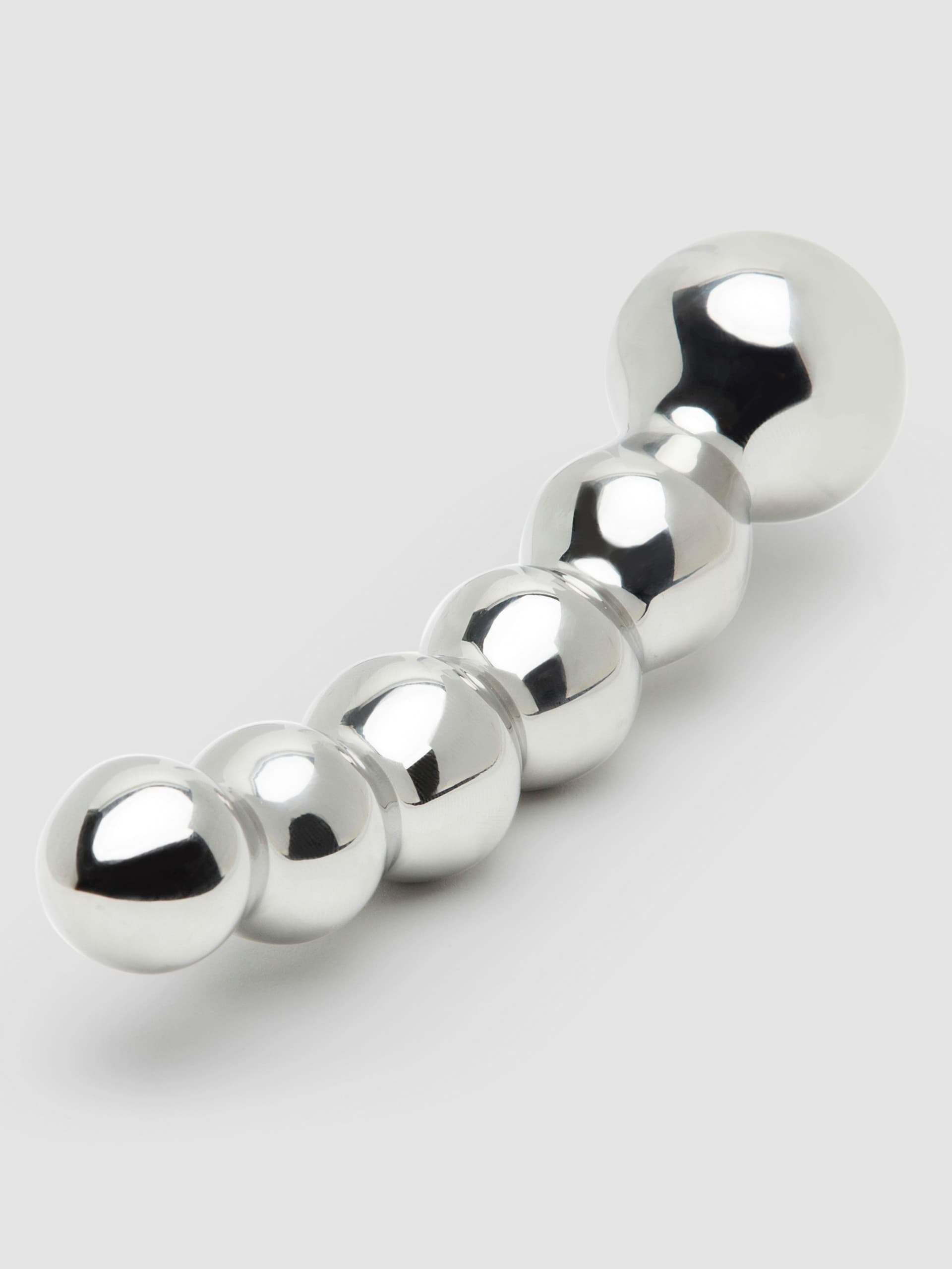 Desire Luxury Beaded Stainless Steel Dildo