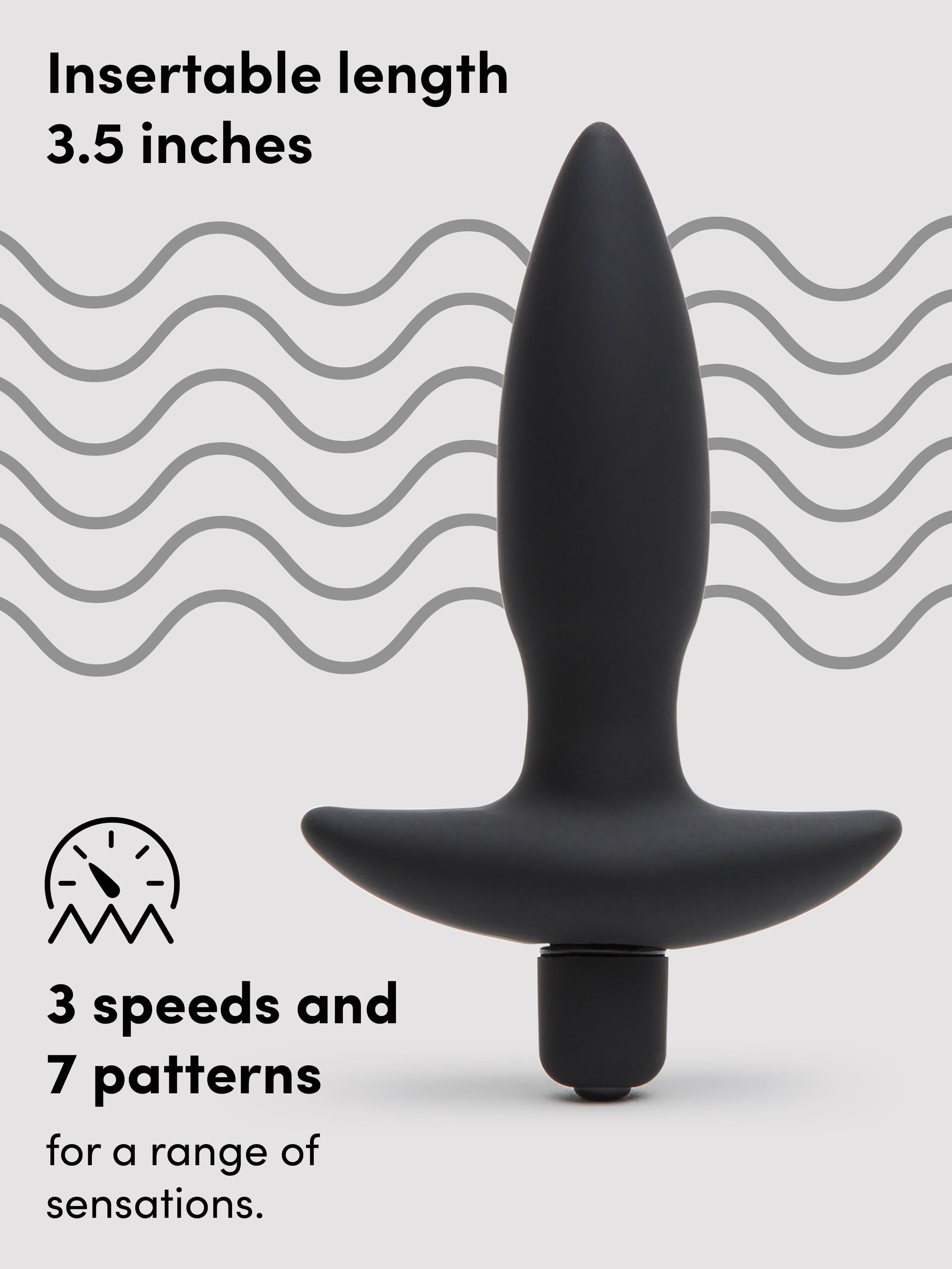 Lovehoney Butt Tingler 10 Function Vibrating Butt Plug 3....