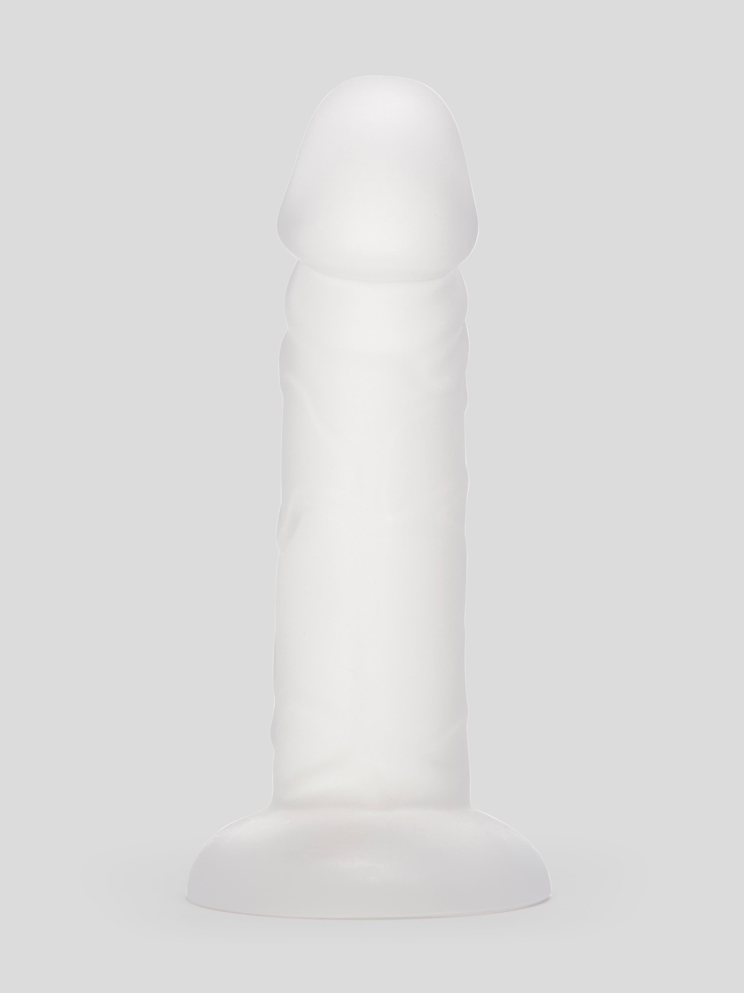 BASICS Clear Suction Cup Dildo 6 Inch