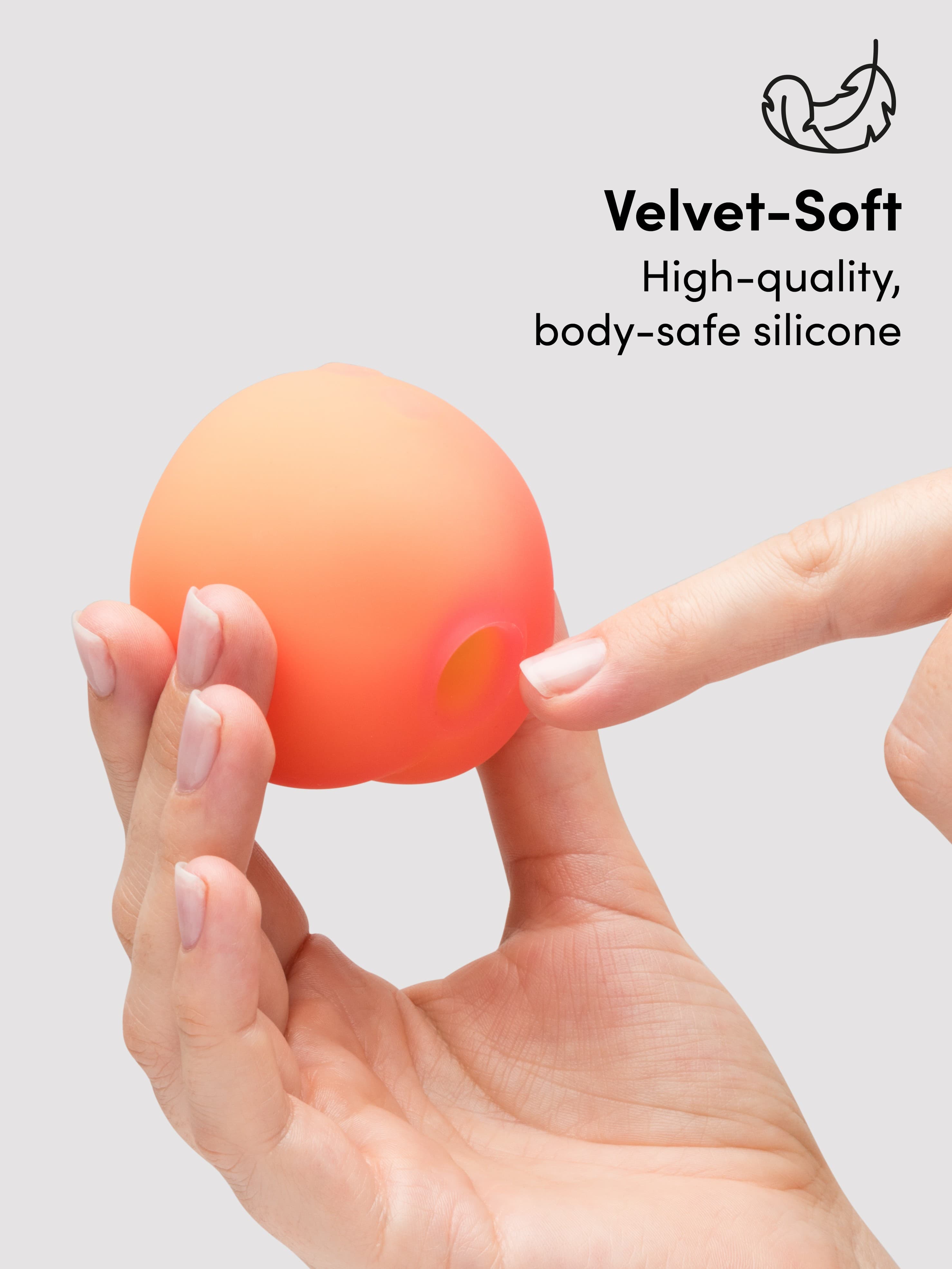 Womanizer Peach Toy Rechargeable Clitoral Stimulator