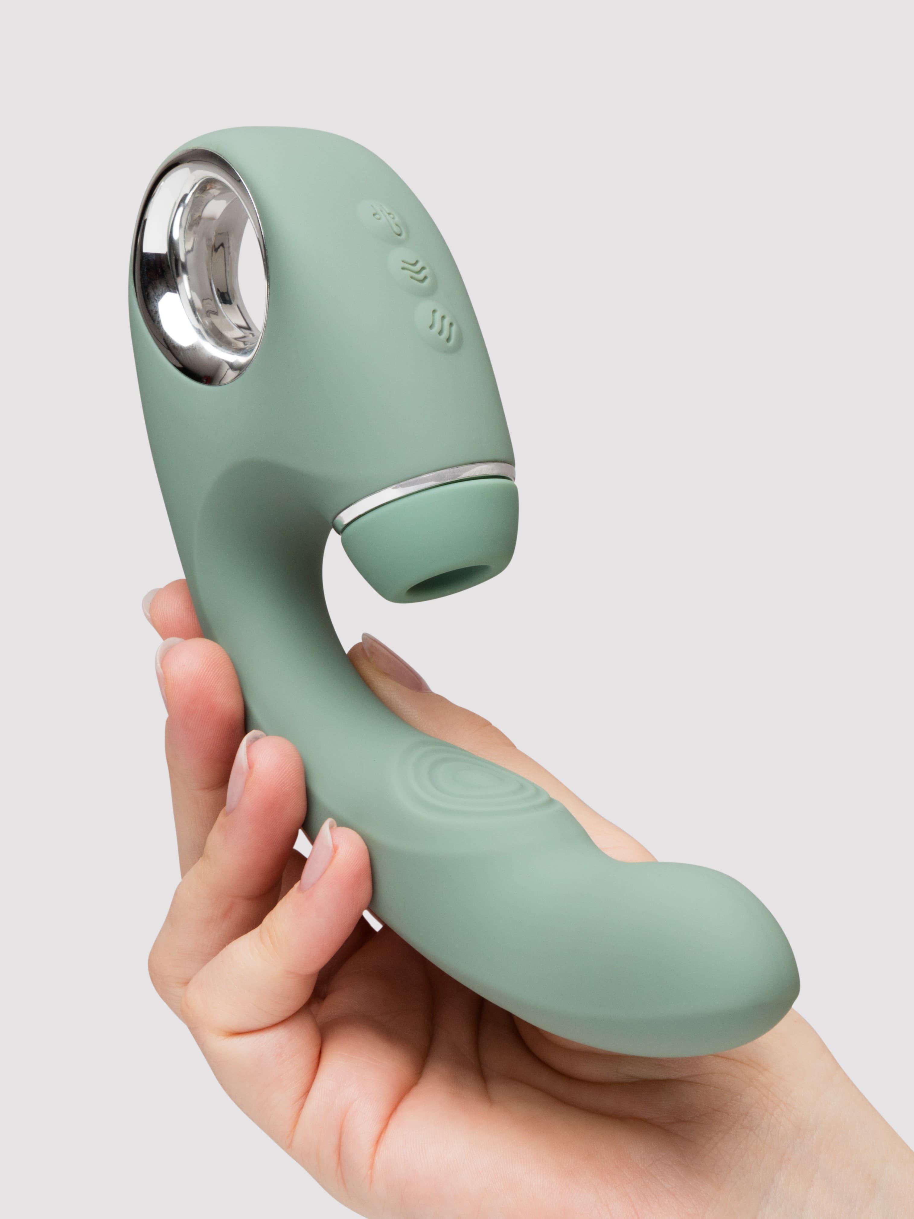 Lovehoney Dual Embrace Pulsing Clitoral Suction Dual Stimulator