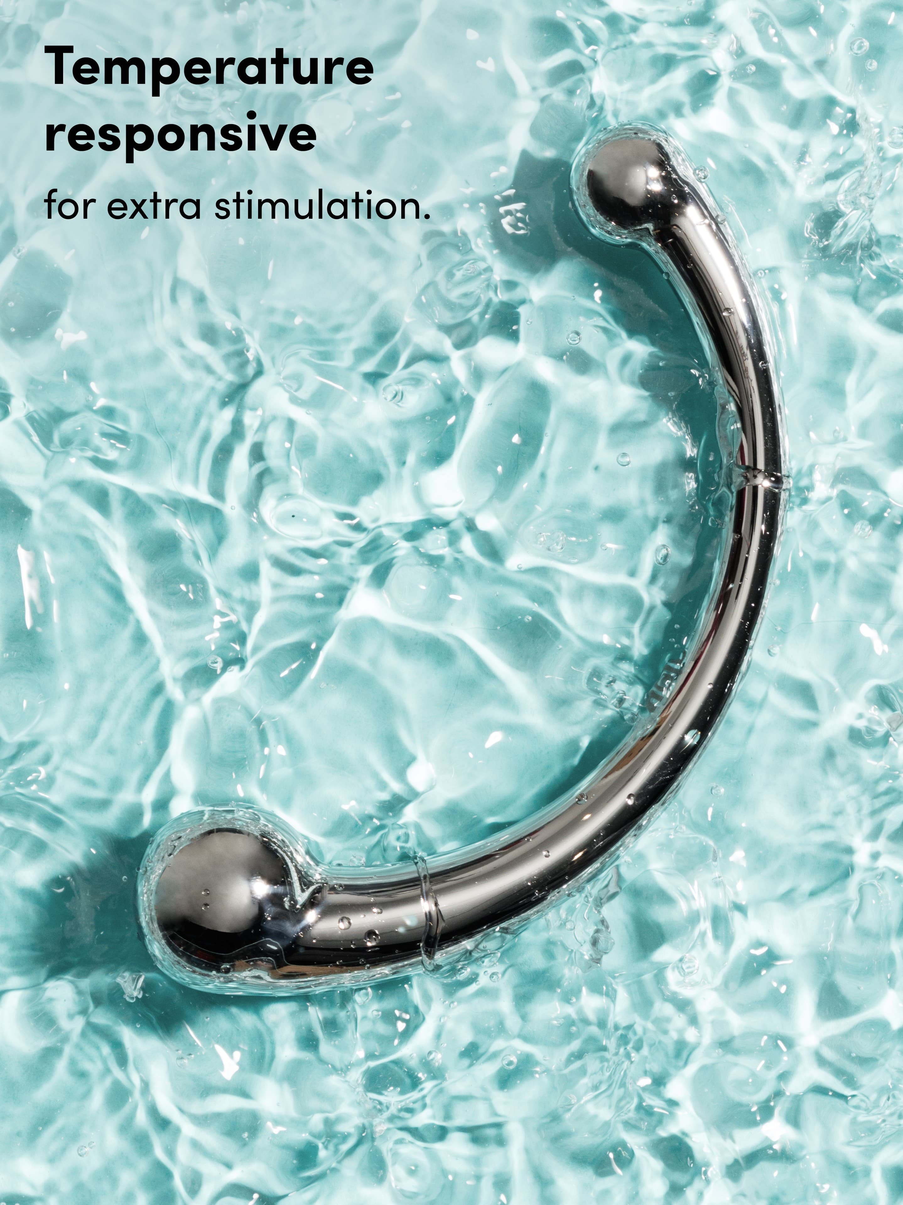 njoy Pure Wand Stainless Steel Dildo