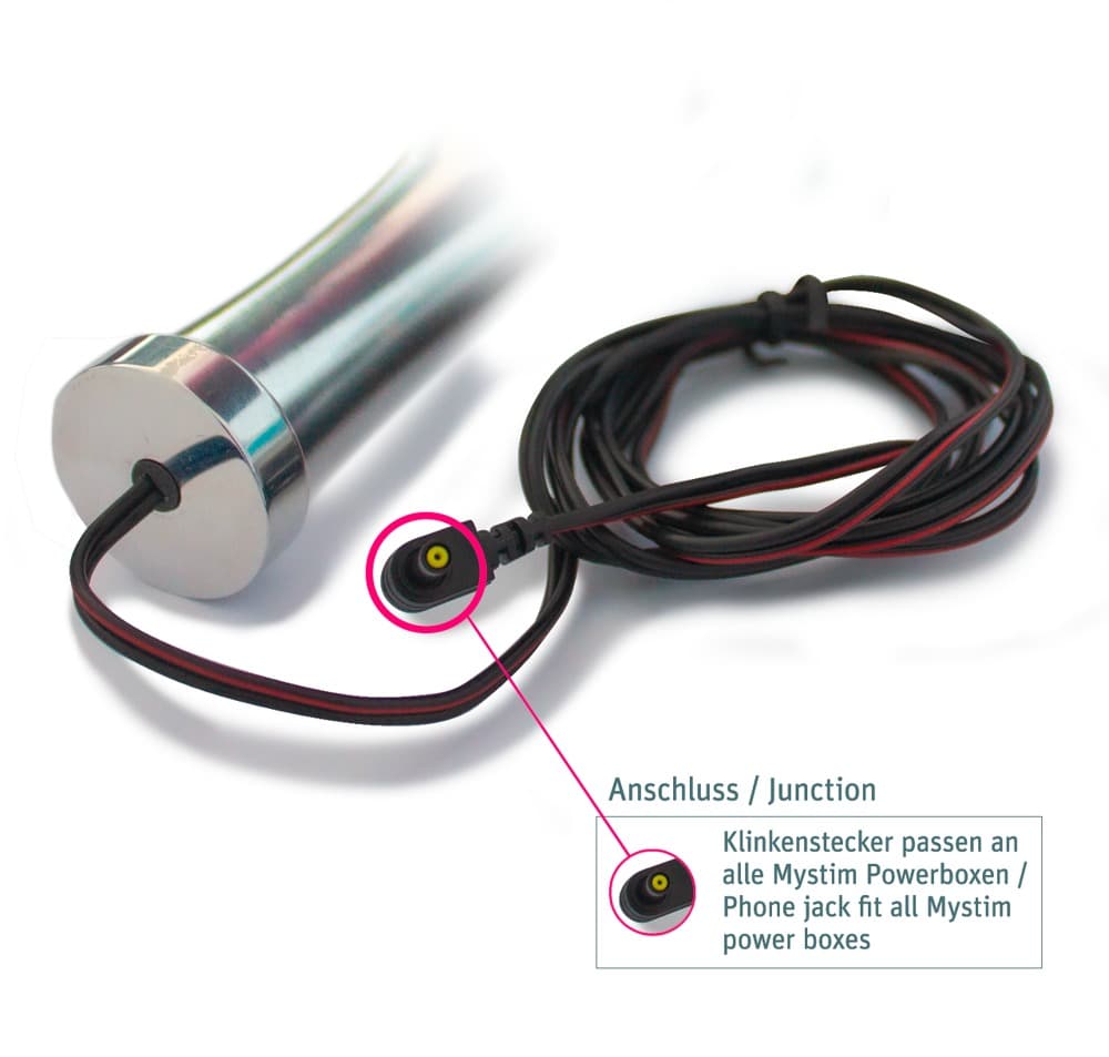 E-Stim-Dildo „O(h!)-thello“, Zubehör für Mystim-Reizstromgerät