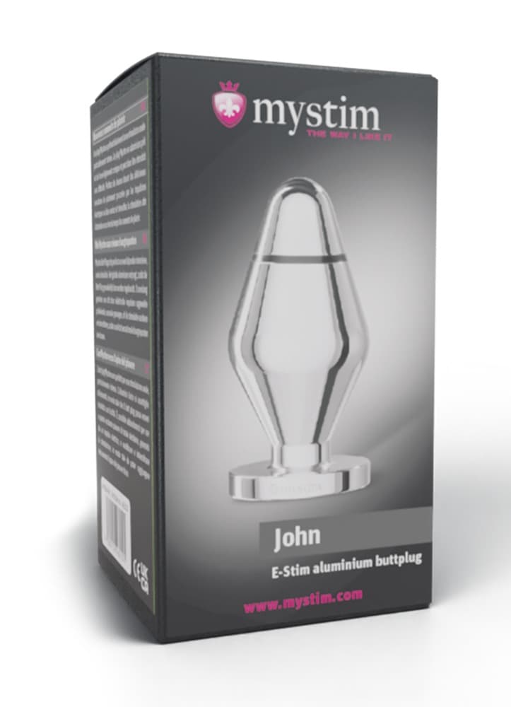 E-Stim-Analplug „John“, Zubehör für Mystim-Reizstromgerät