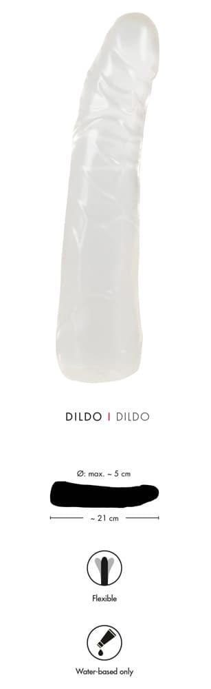 Naturdildo, transparent