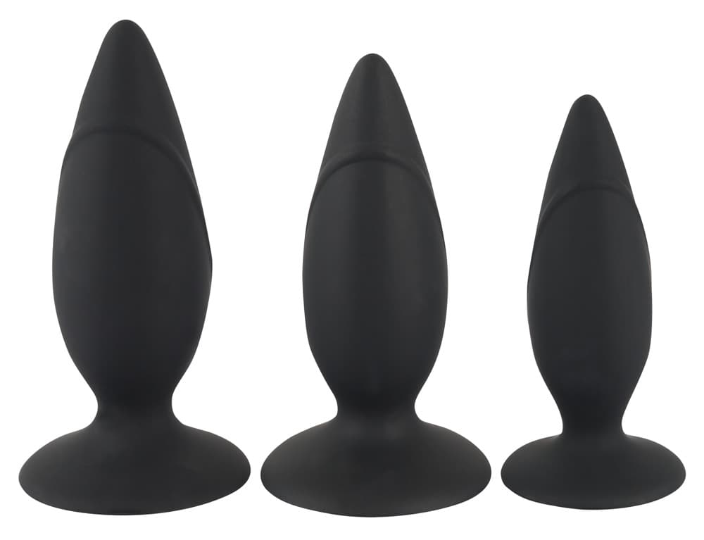 3-teiliges Analplug-Set