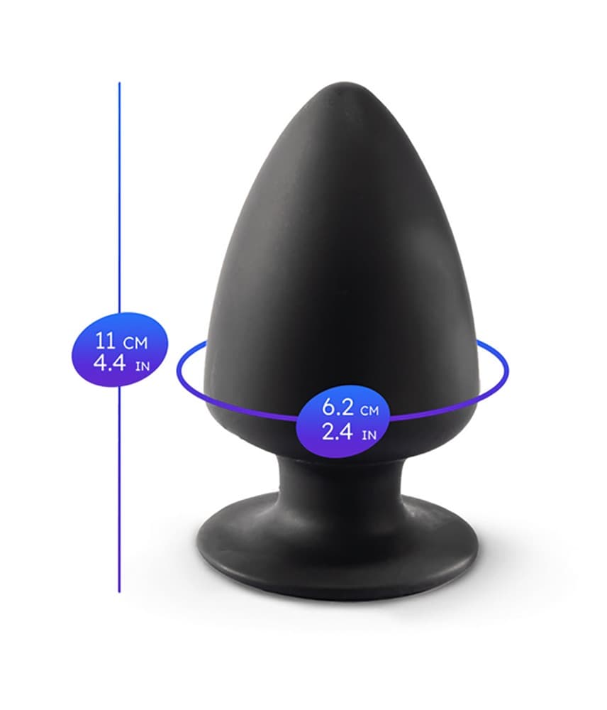 Analplug „Premium Silicone Plug“ mit Standfuß