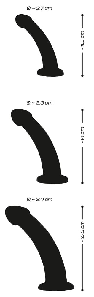 3-teiliges Dildo-Set „Anal Training“, verschiedene Größen und Gewichte, starker 