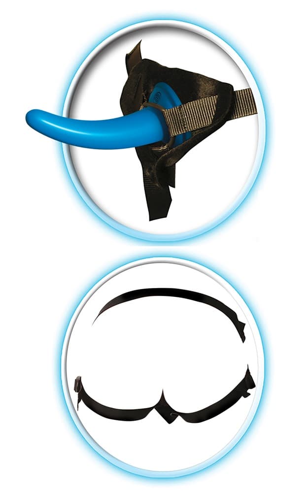 Umschnalldildo „Beginner's Strap-On for Him“, Umschnallgurt und Dildo auch separ