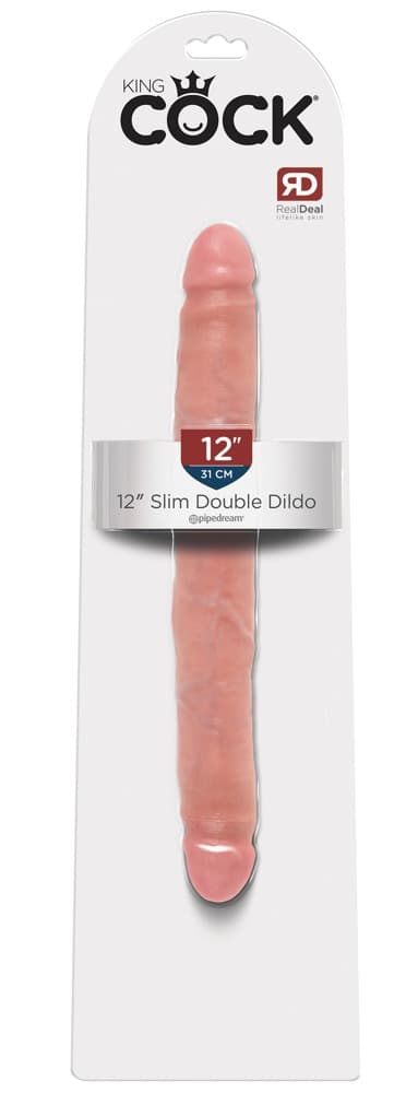 Doppeldildo „12“ Slim Double Dildo“, 30 cm
