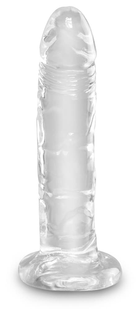 Naturdildo „6“-Cock Clear“ mit Saugfuß