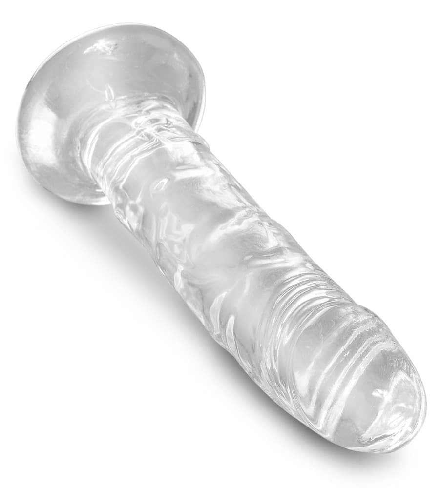 Naturdildo „6“-Cock Clear“ mit Saugfuß
