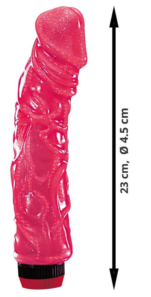 Vibrator „Big Jelly“ mit ausfüllenden Maßen