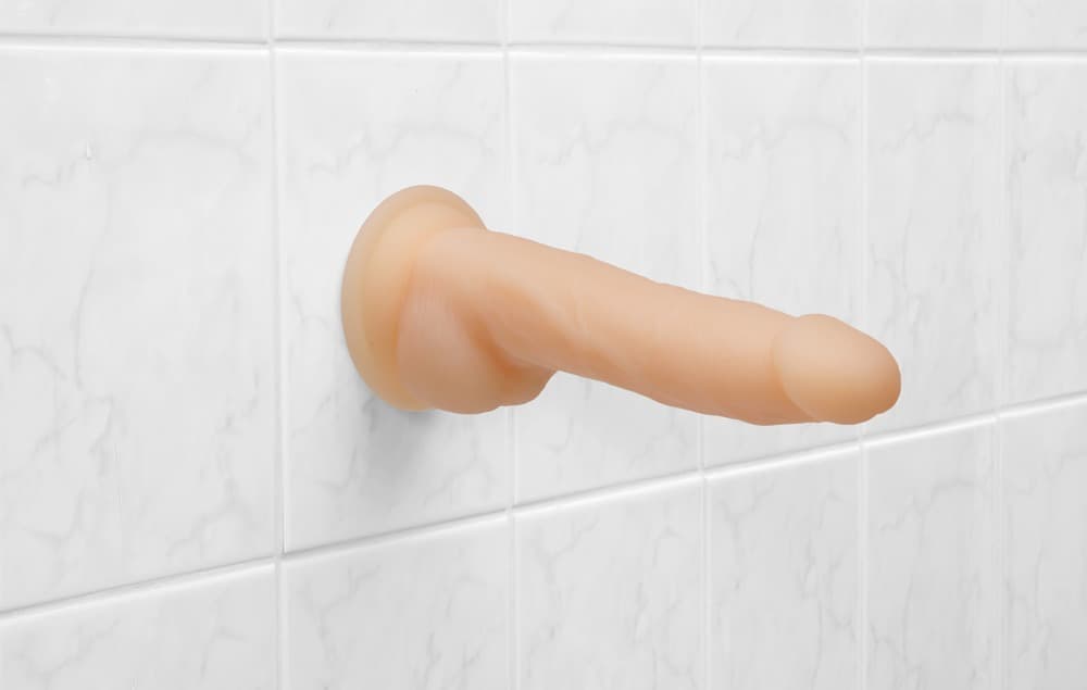 Naturvibrator „8" Rotating & Vibrating Dong“ mit Saugfuß