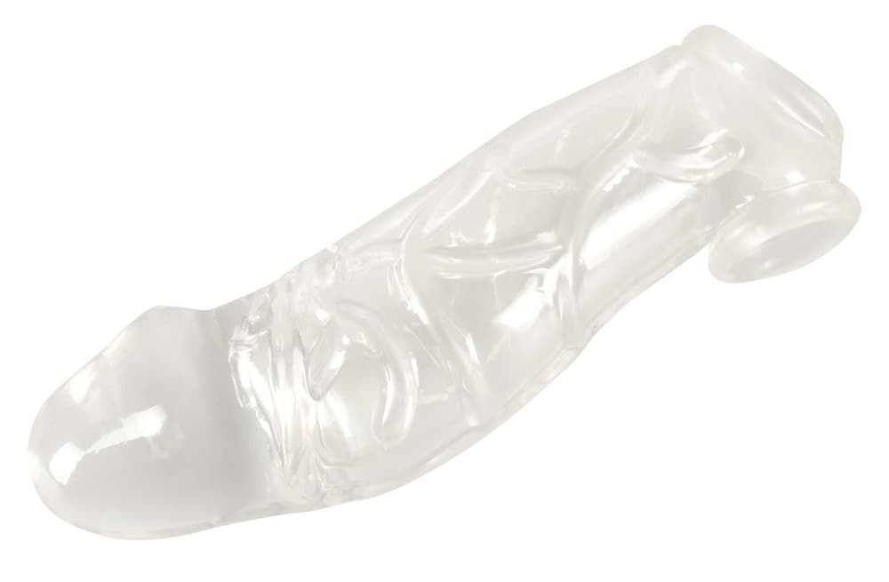 Penishülle „Penis Sleeve with extension + ball ring“ mit Hodenring