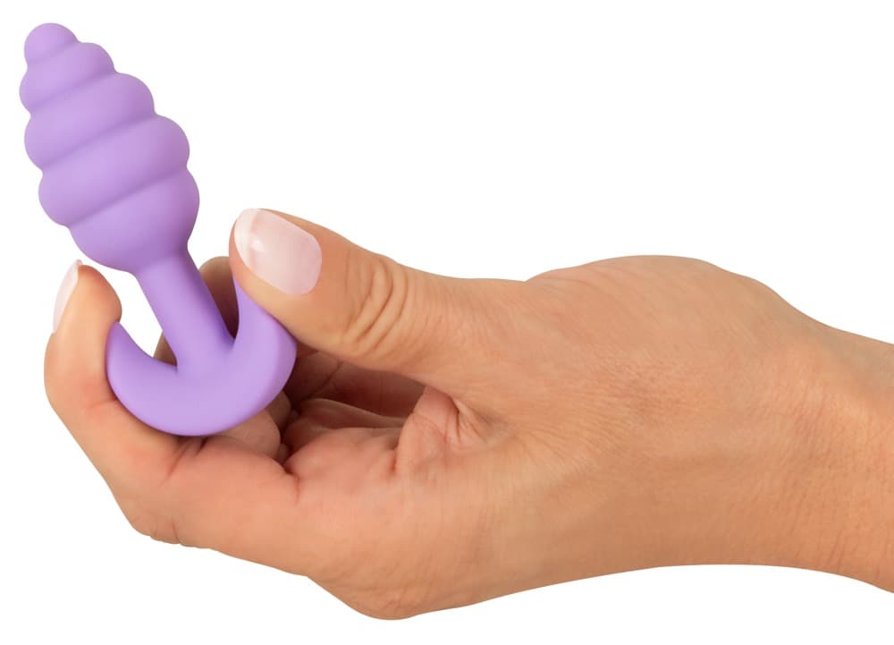 Analplug „Mini Butt Plug“ mit starker Rillenstruktur