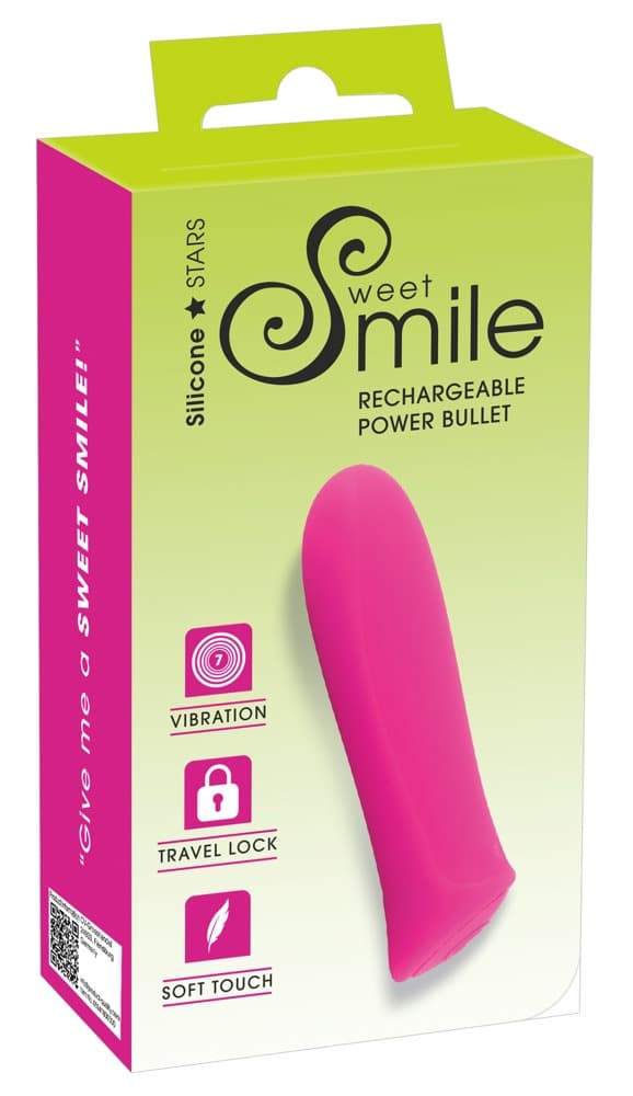 Minivibrator „Rechargeable Power Bullet” mit 7 Vibrationsmodi