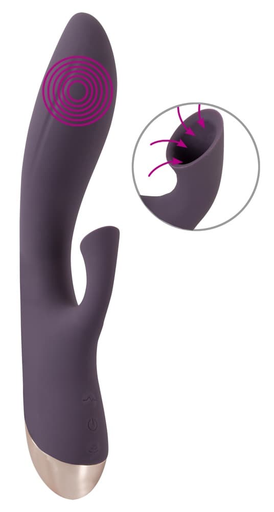 Vibrator „Sucking“, 21,6 cm