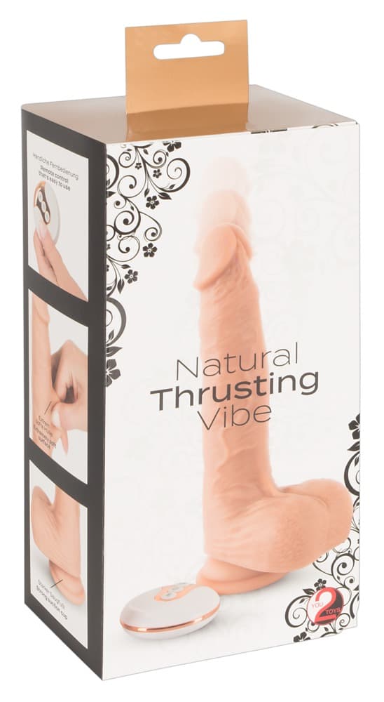 Stoßvibrator „Natural Thrusting“ mit Saugfuß