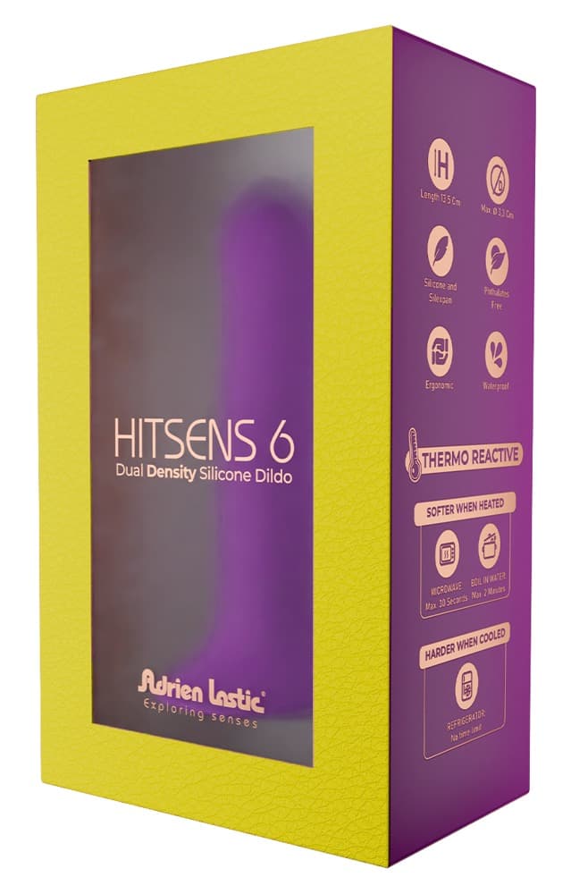 Dildo „Hitsens 6“ aus Silexpan, individuell formbar und biegsam