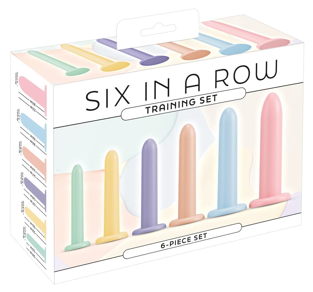 6-teiliges Dildo-Set „Six in a Row“