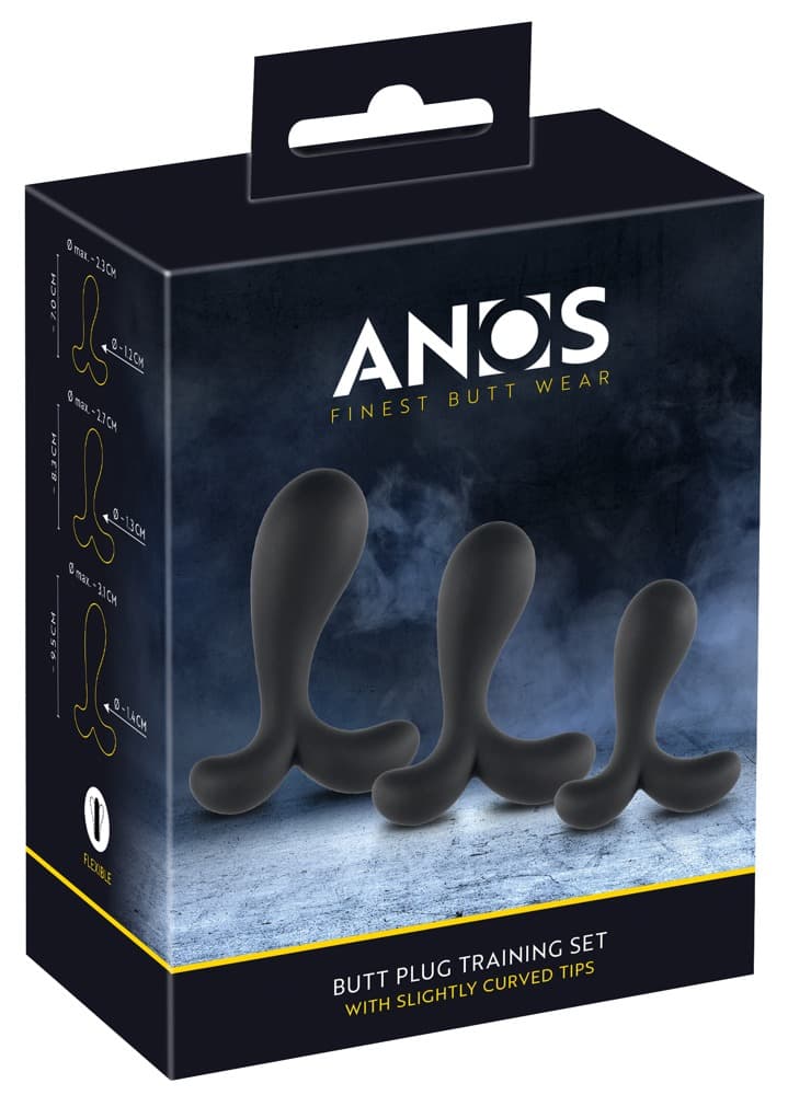 3-teiliges Analplug-Set