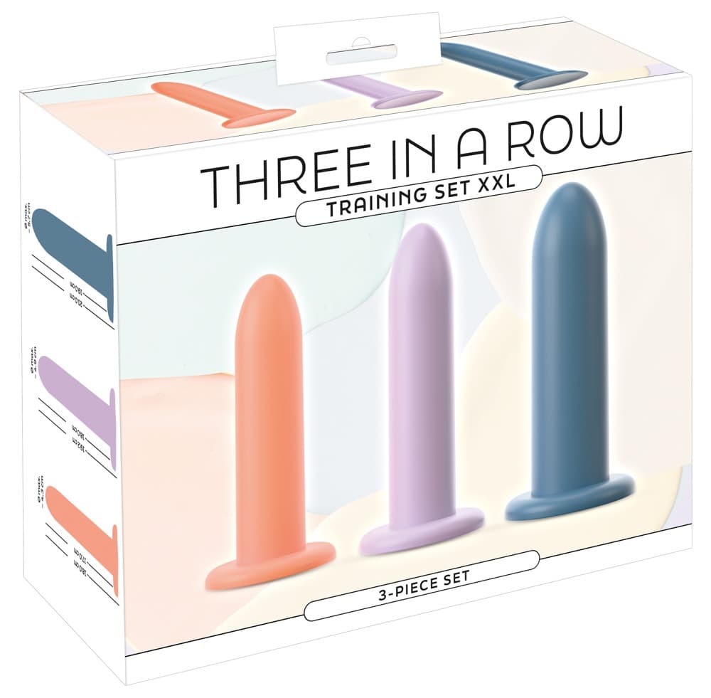 3-teiliges Dildo-Set „Three in a Row"
