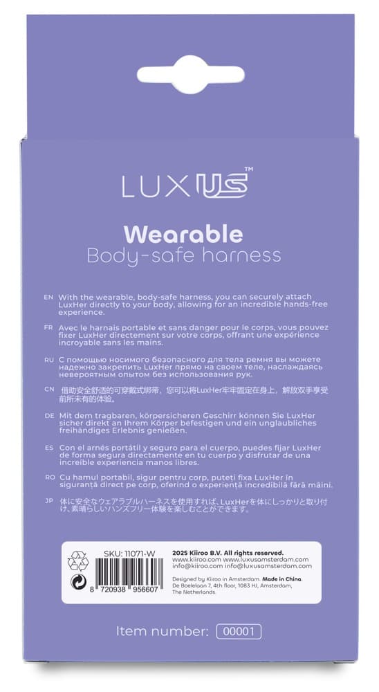 Harness „Luxus” für Klitorisvibrator LuxHer