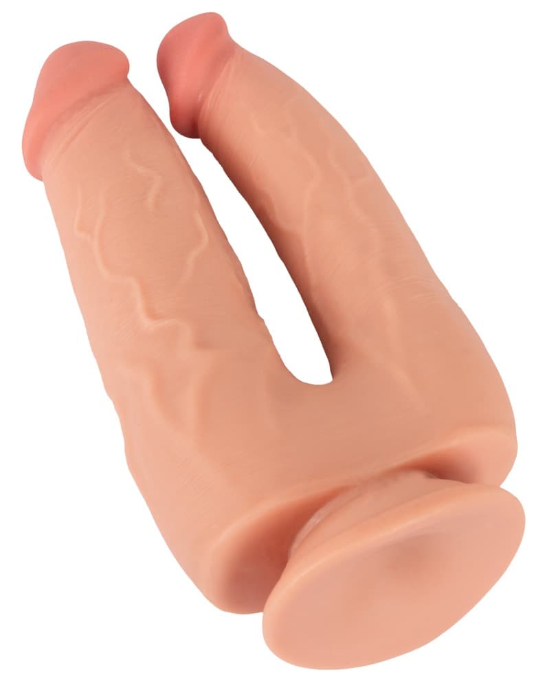 Doppeldildo mit Saugfuß