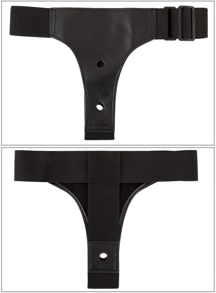 4-teiliges Strap-on-Set inklusive RC-Vibrator und 2 Dildos