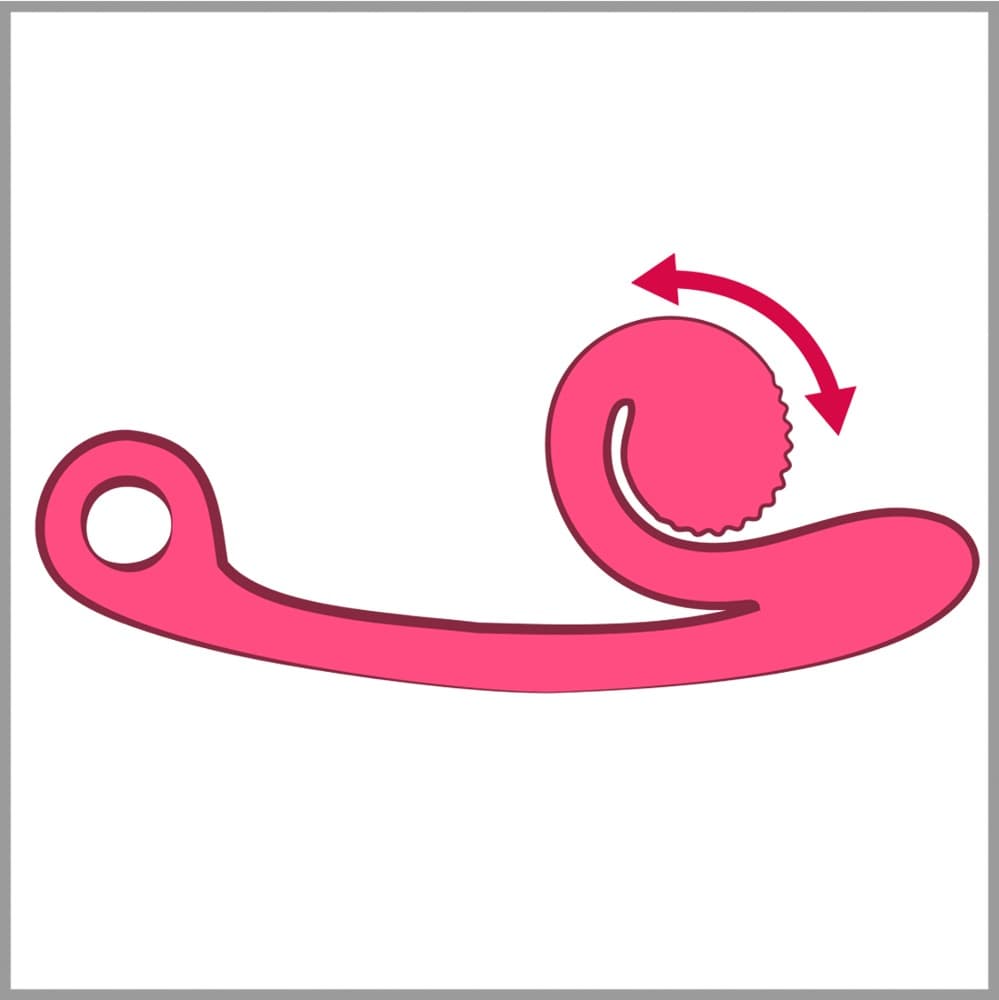 Vibrator „SVibe Curve“ mit 2 Motoren für 600 Vibrations-Kombinationen