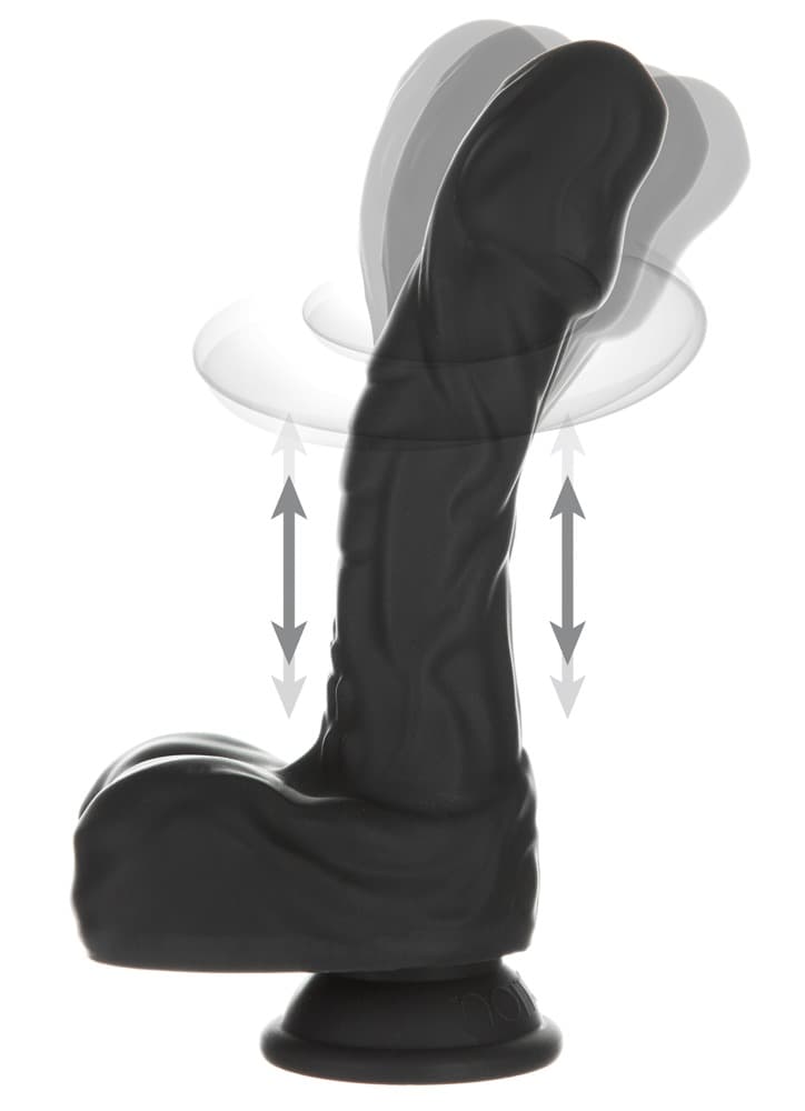 Stoßvibrator „8,6 Zoll Rotating & Thrusting Vibrating Dong“ mit rotierender Spit