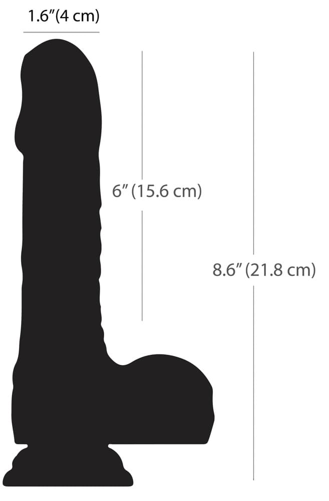 Stoßvibrator „8,6 Zoll Rotating & Thrusting Vibrating Dong“ mit rotierender Spit