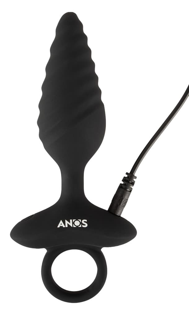 Vibro-Analplug im Spiral-Design