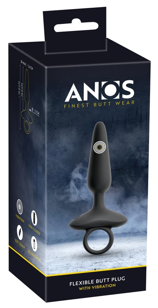 Vibro-Analplug mit 10 Vibrationsmodi