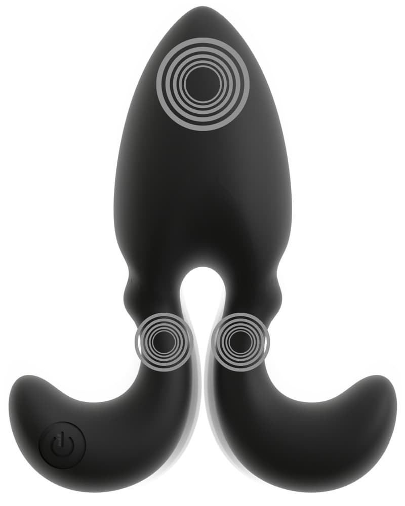 Vibro-Analplug mit Fernbedienung