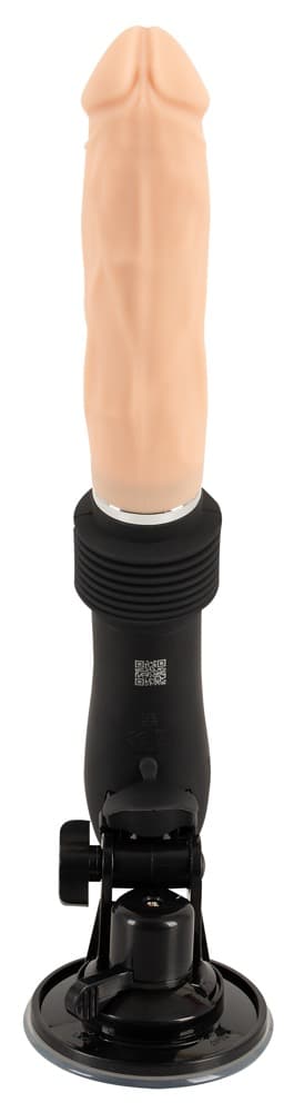 Stoßvibrator „RC Fucking Machine Flesh“ mit abnehmbarem Saugfuß