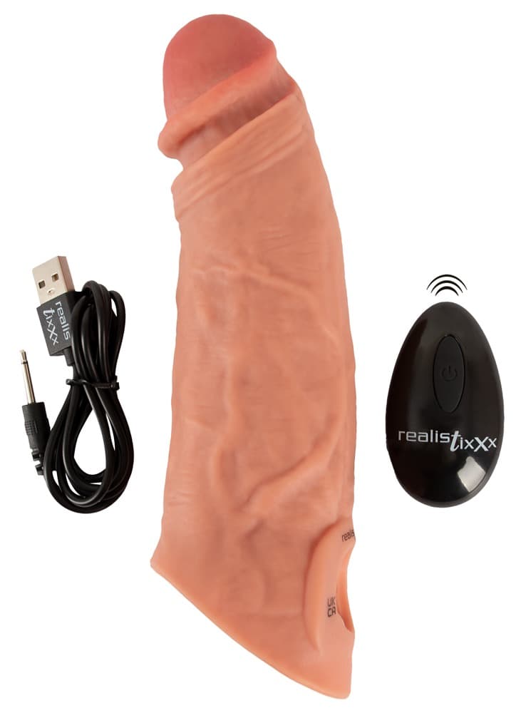 Penishülle „RealSleeve“ mit Vibration