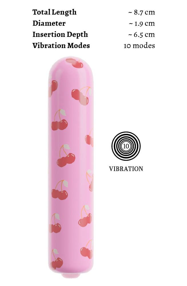 Minivibrator "CHERRY" im Pop-Design