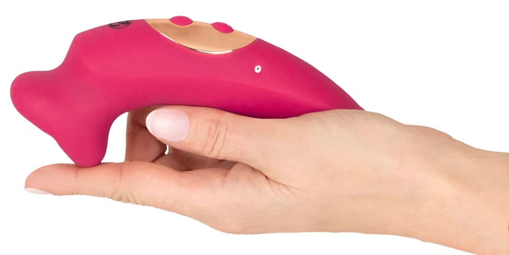 Auflegevibrator „Oral Fun“ mit Saug-Mund & Vibro-Zunge