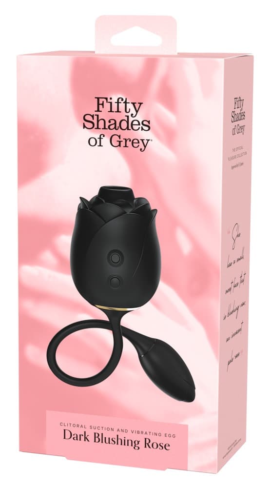 Pulsator „Dark Blushing Rose“ mit Vibro-Ei