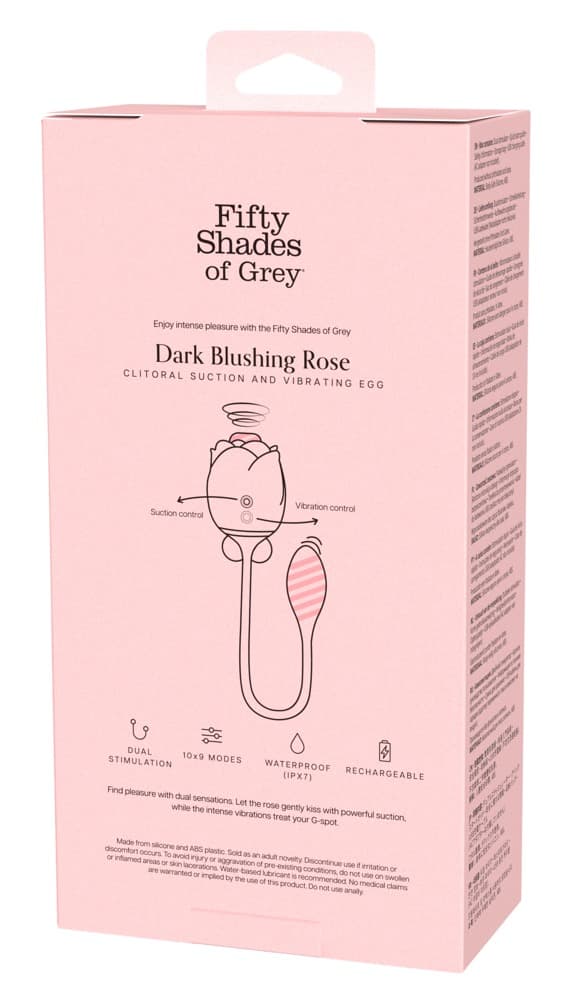 Pulsator „Dark Blushing Rose“ mit Vibro-Ei