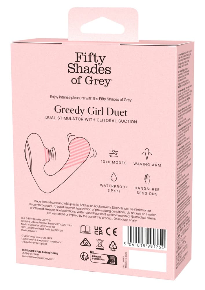 Pulsator „Greedy Girl Duet“ mit nickendem G-Zonen-Stimulator