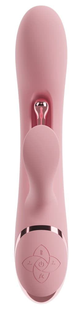 Rabbitvibrator „AVENOR“ mit Vibro-Metallzunge für G-Zone