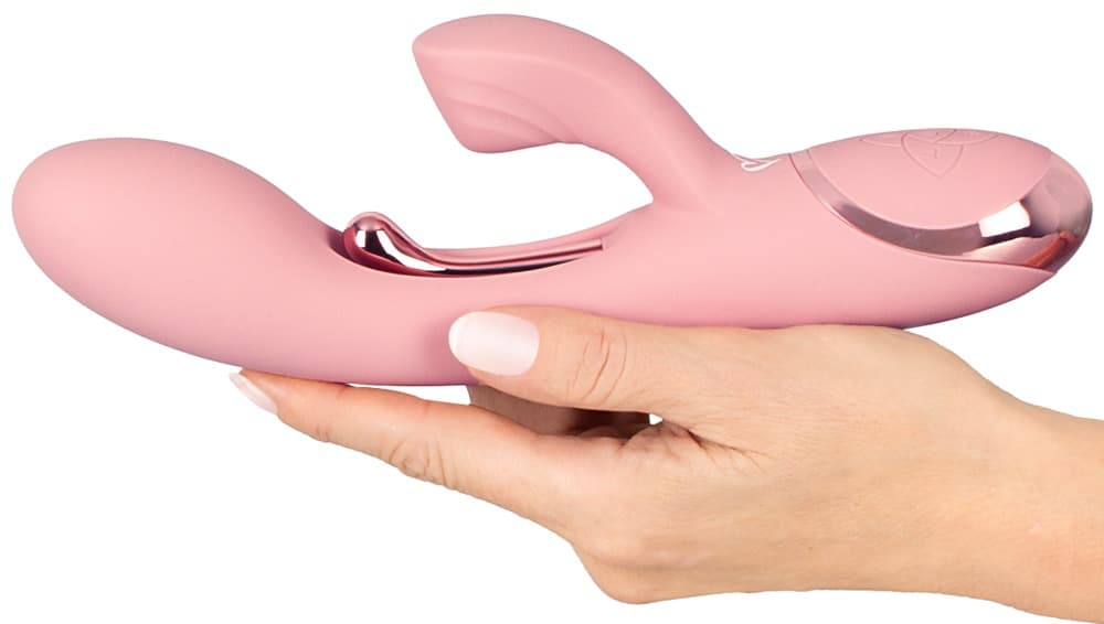Rabbitvibrator „AVENOR“ mit Vibro-Metallzunge für G-Zone