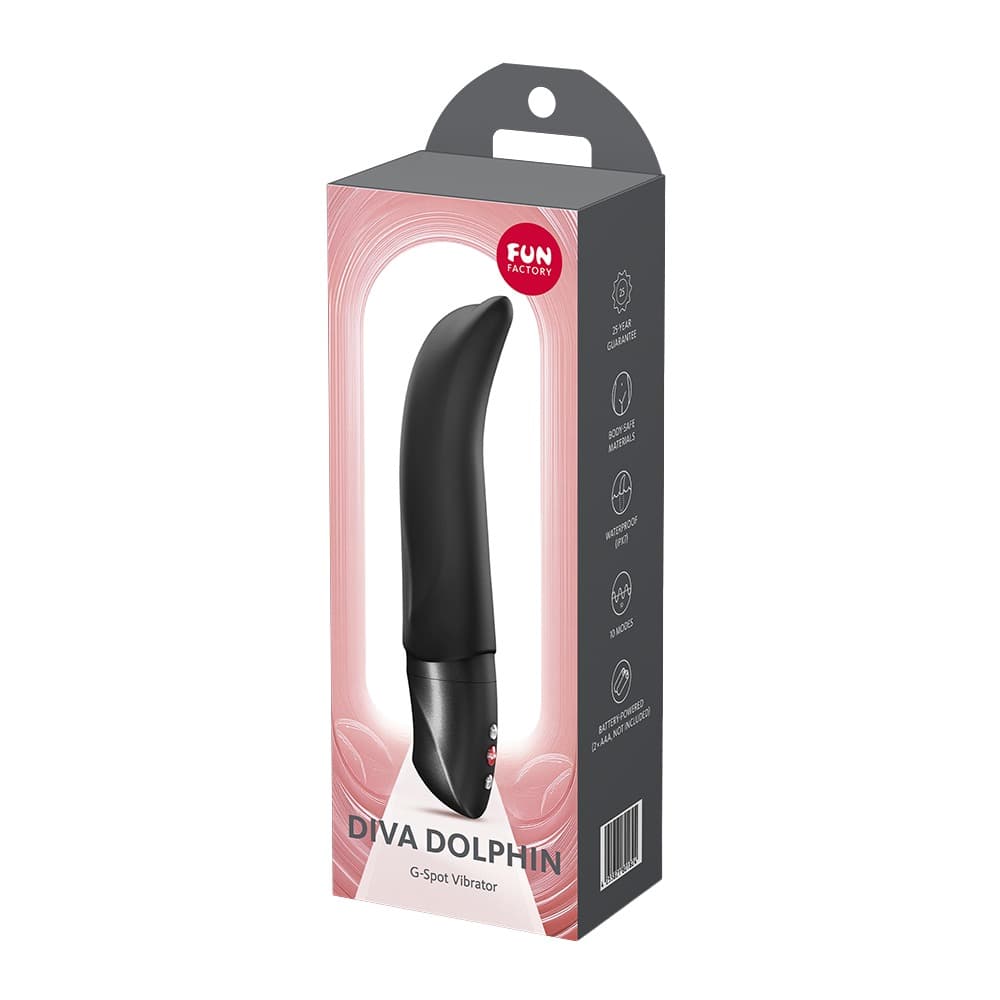 G-Punkt-Vibrator „DIVA DOLPHIN“ mit 6 Vibrationsmodi in 4 Geschwindigkeiten