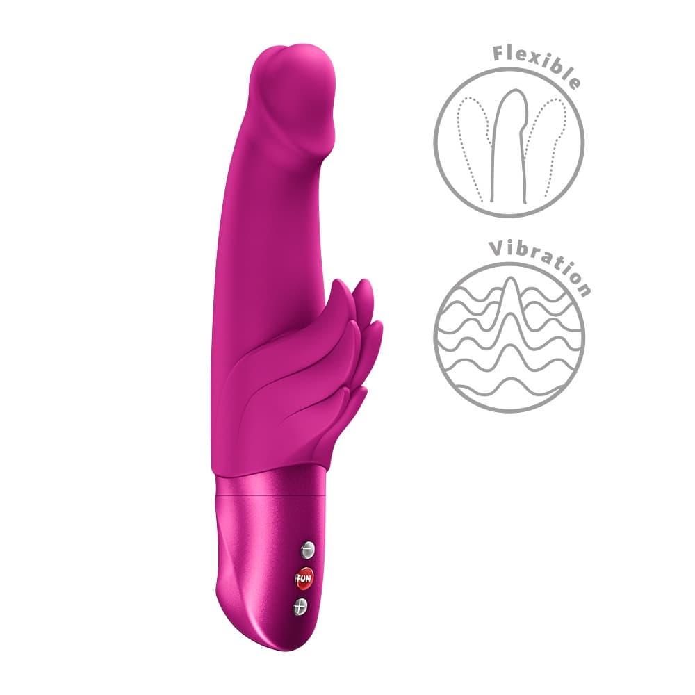 Rabbitvibrator „WICKED ANGEL“ mit Reiz-Flügeln