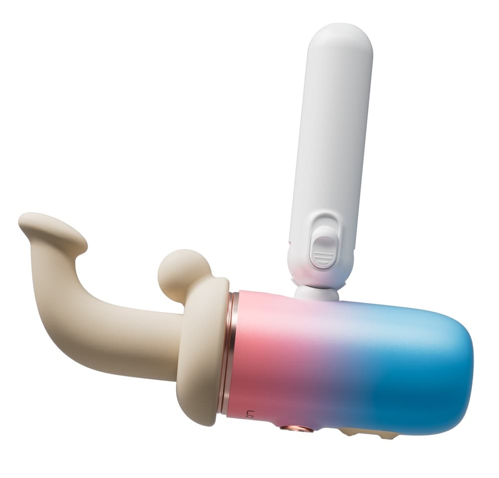 Stoßvibrator „Spinel“ mit 5-teiligem Zubehör