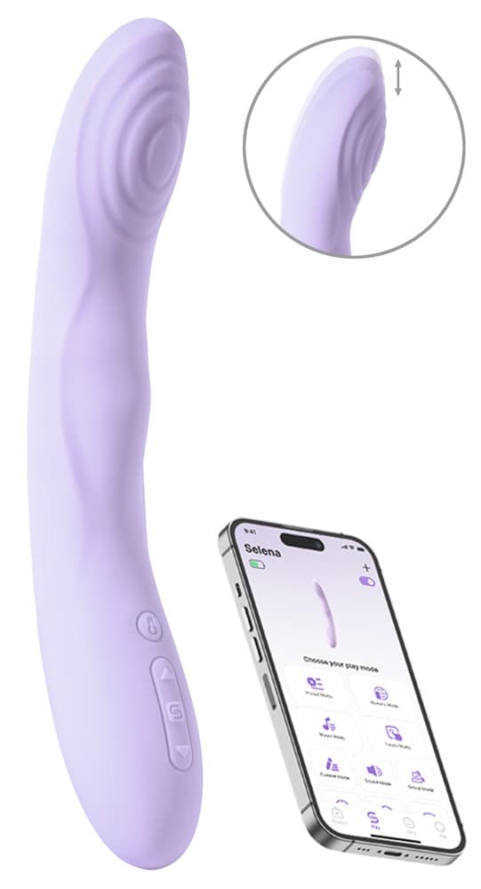 Stoßvibrator „Selena“ mit Wärmefunktion